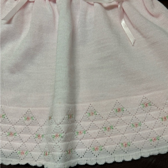Friemanit Vintage baby pink sweater dress. Size: 6 months - Picture 2 of 6
